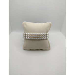 Bracciale  perle e brillanti
