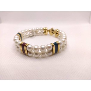Bracciale in oro e  perle