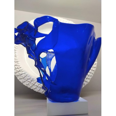Vaso blu