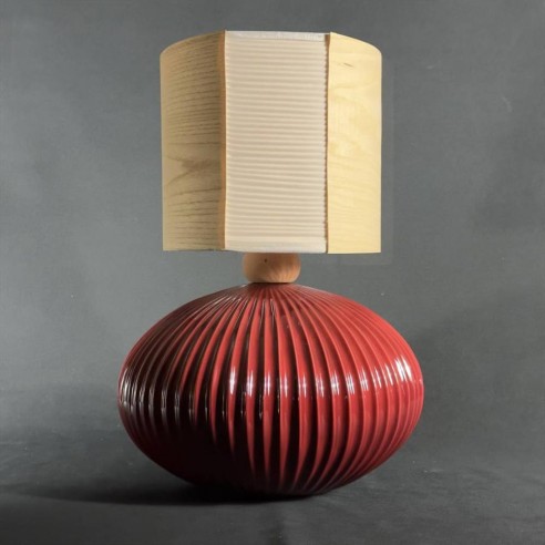Lampada Idda bordeaux