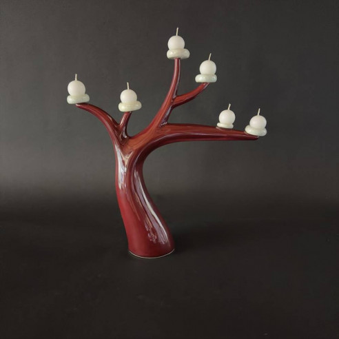 Candelabro Maestrale Bordeaux