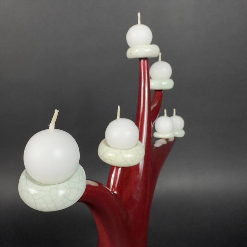 Candelabro Maestrale Bordeaux