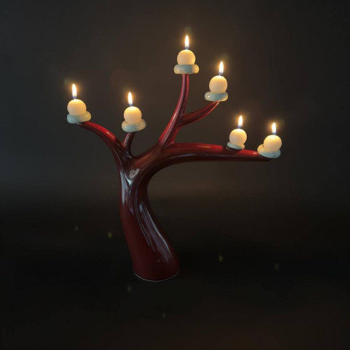 Candelabro Maestrale Bordeaux